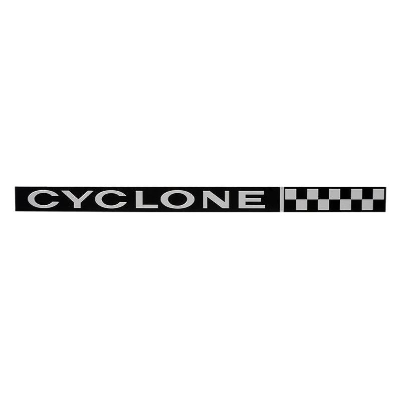 FENDER EMBLEM INSERT - 67 CYCLONE, MUST USE ORGINAL BEZEL