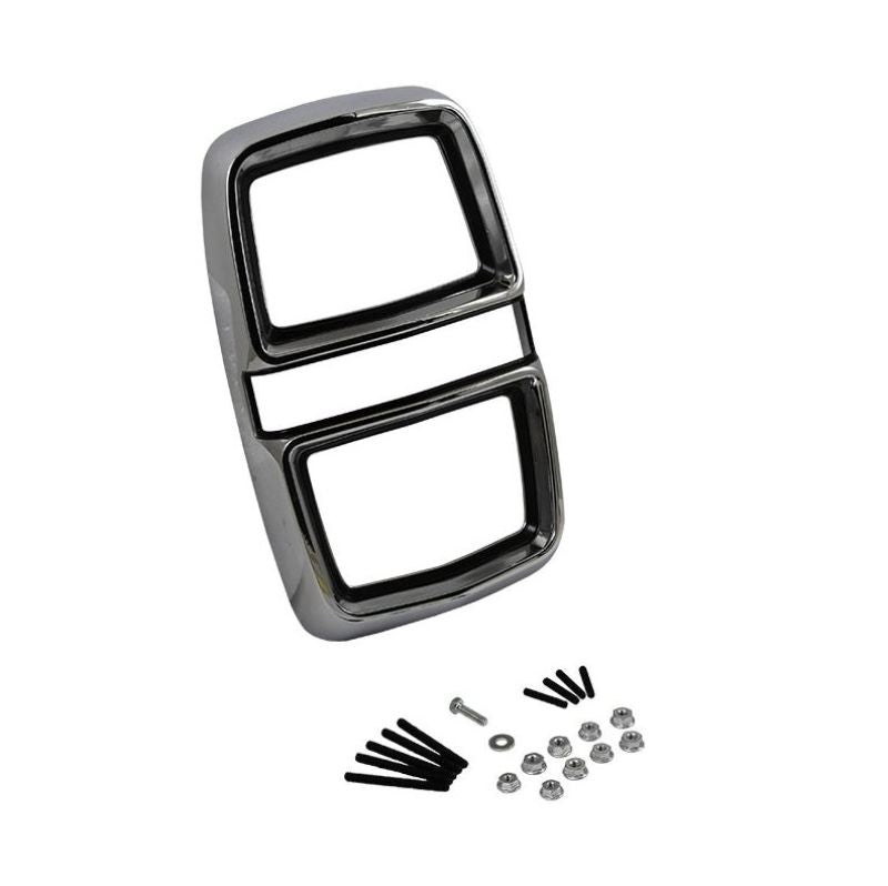 CHROME TAIL LIGHT BEZEL - 67 FAIRLANE EXCEPT WAGON AND RANCHERO