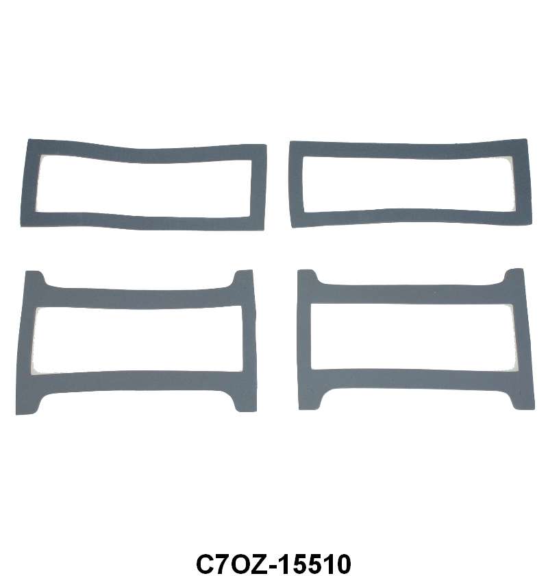 BACKUP LIGHT LENS GASKET - 67 FRLN EXCL WGN/RANCH SET OF 4