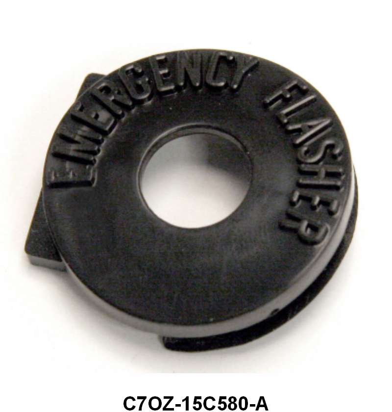 EMERGENCY FLASHER KNOB BEZEL - 67 FAIRLANE, MUSTANG