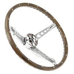 WOODGRAIN STEERNG WHEEL ASSEMBLY WITHOUT HORN BUTTON 67 FAIRLANE/MUSTANG