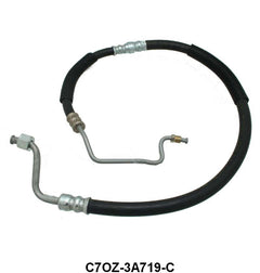 POWER STEER PRESSURE HOSE - 67 MUST/FLCN/FRLN 289 W/1/4