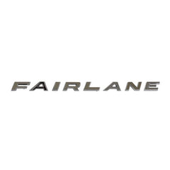 QUARTER PANEL EMBLEMS - 67 FAIRLANE GT "F-A-I-R-L-A-N-E", 1 large & 1 small stud