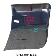 FLOOR PAN FRONT SECTION - 67-79 F-100/F-350 LH, 18 gauge, 37" LONG, 24-1/2" WIDE