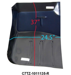 FLOOR PAN FRONT SECTION - 67-79 F-100/F-350 RH, 18 gauge, 36-1/2