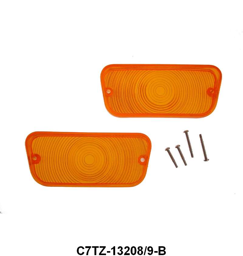 PARK LIGHT LENSES - 67-69 F-100/F-350 RH & LH