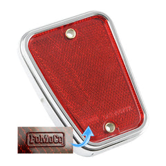 BELOW TAIL LIGHT REFLECTOR WITH FORD SCRIPT - 67-69 F-100/F-250 LH