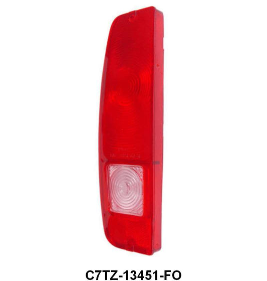 STYLESIDE TAIL LIGHT LENS WITH FOMOCO SCRIPT - 67-72 F-100/F-250 68-74 ECONO LH