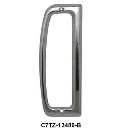 STYLESIDE TAIL LIGHT TRIM/BEZEL - 67-72 F-100/F-250 LH 2 HOLE MOUNT