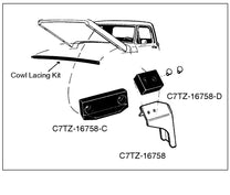 HOOD SIDE BUMPERS - 67-69 F-100/F-350 1 pr, 70-72 F-100/F-350 2 pr  REQ