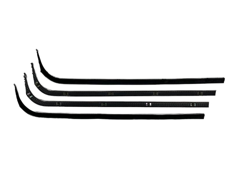 ANTI-RATTLERS FRONT DOOR WINDOW - 67-72 PICKUP CHROME SET OF 4 PIECES