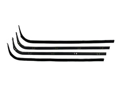 ANTI-RATTLERS FRONT DOOR WINDOW - 67-72 PICKUP CHROME SET OF 4 PIECES