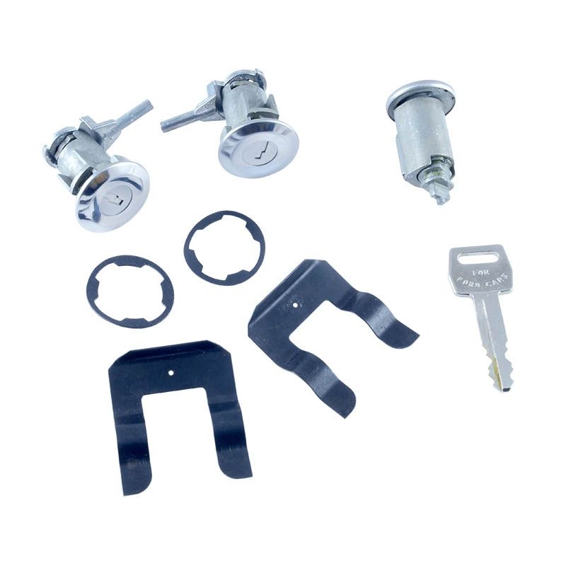 DOOR LOCKS & IGNITION CYLINDER SET - 67-72 F-100/F-350