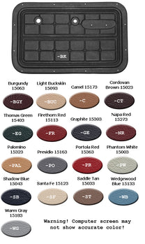 REPRODUCTION DOOR PANELS - 67 - PICKUP, BLACK