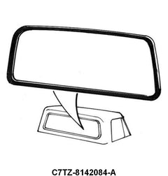 REAR/BACK WINDOW SEAL WITHOUT GROOVE FOR CHROME - 67-72 F-100/F-350