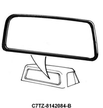 REAR/BACK WINDOW SEAL WITH GROOVE FOR CHROME - 67-72 F-100/F-350