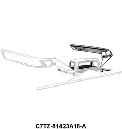 BACK OF CAB MOLDING BELOW REAR WINDOW - 67-72 F-100/F-350 RH