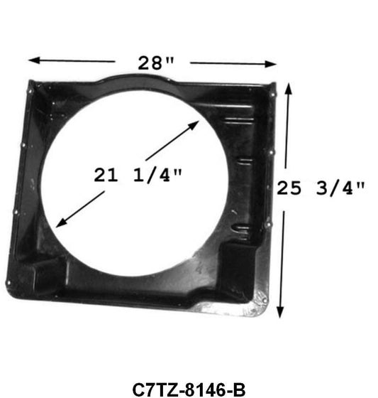FAN SHROUD - 71-76 F-100/F-350 360/390, CASTING #C7TZ-H, D2TA-HA, D3TA-JA