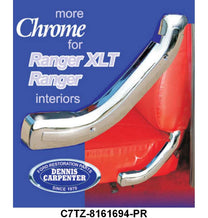 CHROME SEAT BACK PIVOT COVERS - 67-72 F-100/F-350