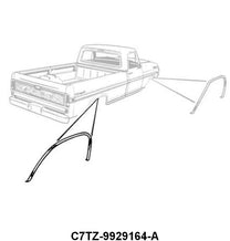 REAR WHEEL WELL MOLDING - 67-72 F-100/F-250 STYLESIDE RH