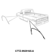 REAR WHEEL WELL MOLDING - 67-72 F-100/F-250 STYLESIDE LH