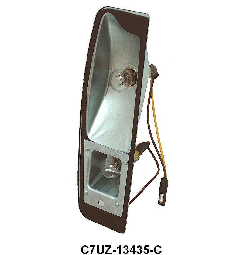 STYLESIDE TAIL LIGHT HOUSING - 67-72 F-100/F-250, 69-72 ECONOLINE LH