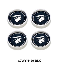 STYLE STEEL WHEEL CENTER EMBLEM - 66-69 MERCURY BLACK