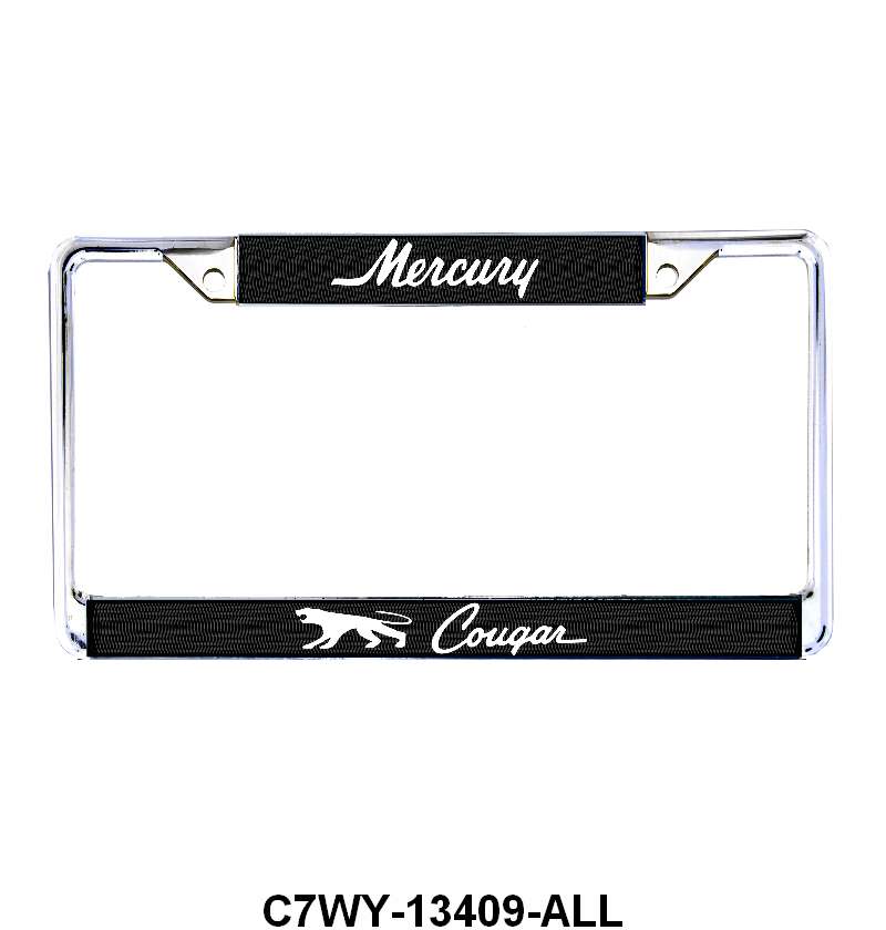 COUGAR LICENSE PLATE FRAME - 67-70 "COUGAR"