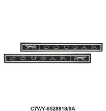 QUARTER PANEL EMBLEM/SCRIPT - 67 COUGAR