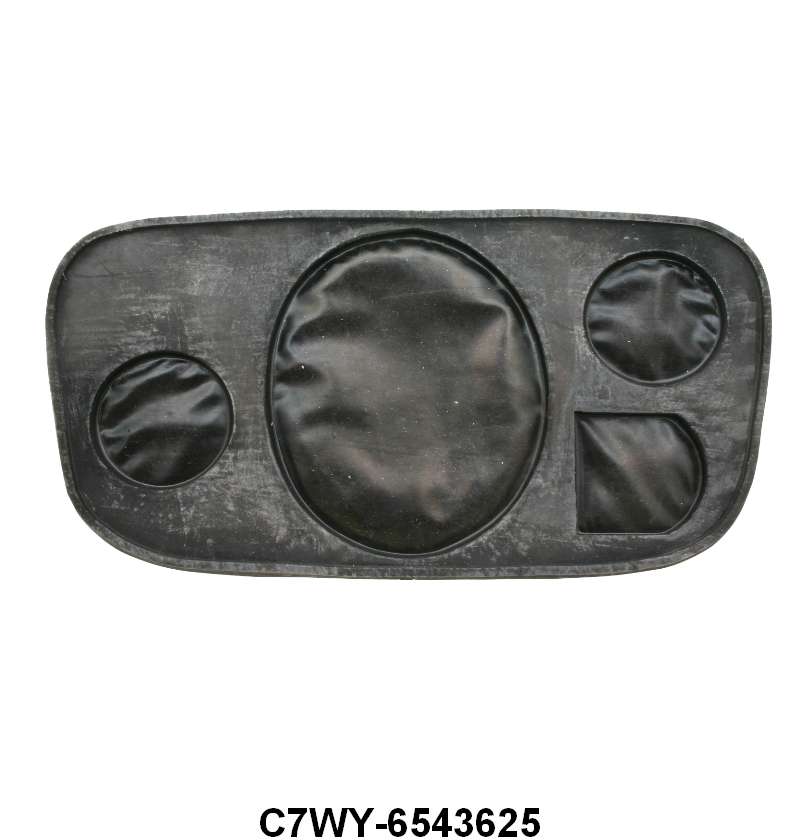 TRUNK LOCK HOUSING TO TRUNK PAD - 67-68 COUGAR