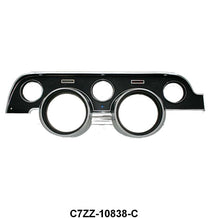 INSTRUMENT BEZEL - 67 MUSTANG BLACK