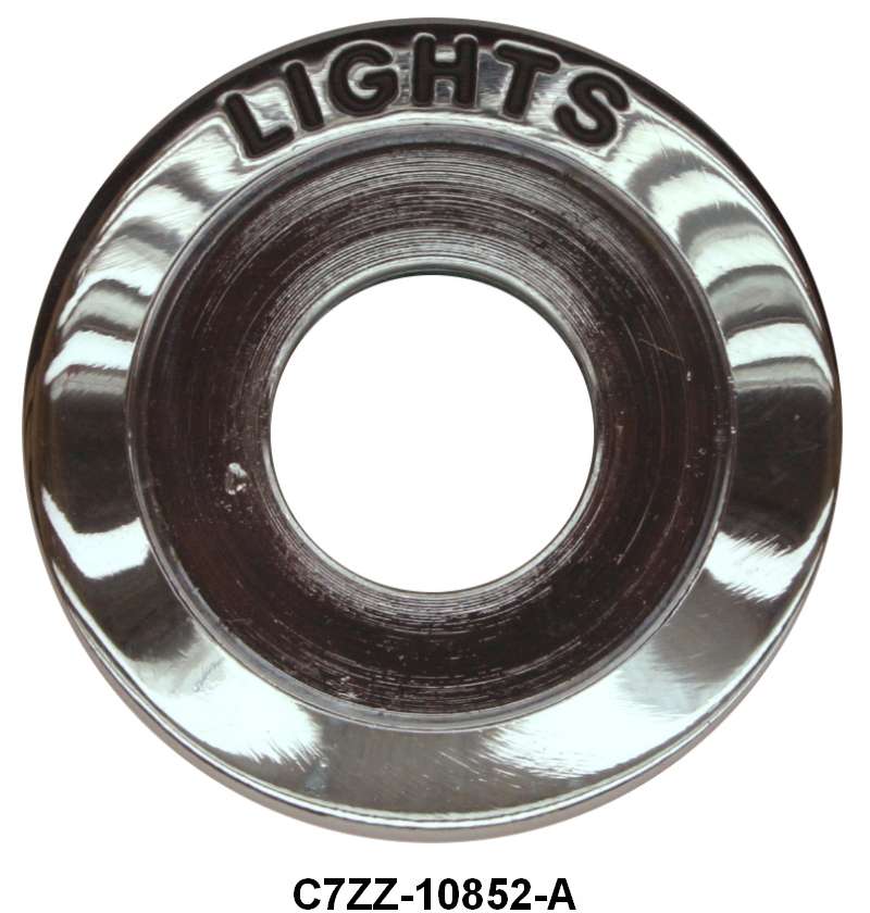 HEADLIGHT SWITCH BEZEL - 67-68 MUSTANG/COUGAR