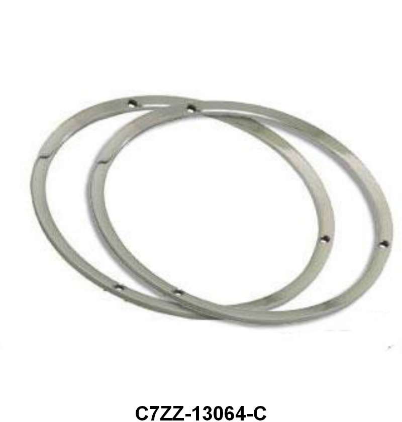 HEADLIGHT DOOR/BEZELS - 67-68 MUSTANG RH & LH "CHROME"