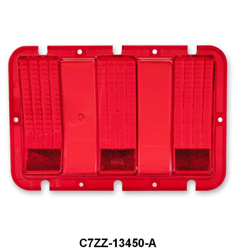 TAIL LIGHT LENS WITH FoMoCo SCRIPT - 67-68 MUSTANG