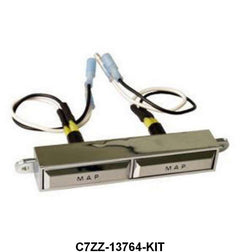 OVERHEAD CONSOLE MAP LIGHT SWITCH AND BUTTONS - 67-68 MUSTANG