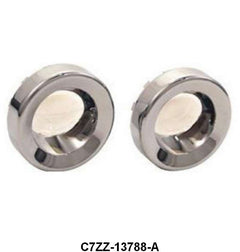 OVERHEAD CONSOLE MAP LIGHT BEZELS - 67-68 MUSTANG