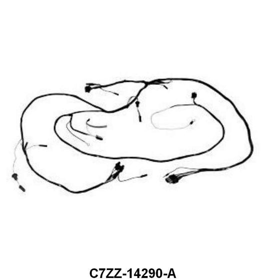 FIREWALL TO HEADLIGHT HARNESS - 67 MUST NON-GT WITHOUT TACH