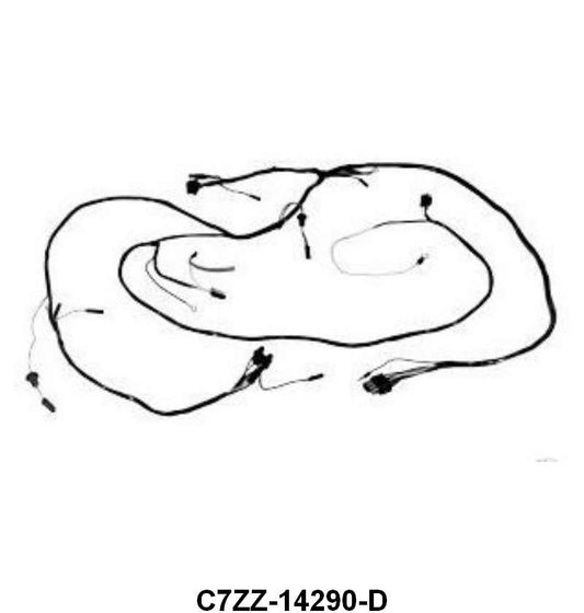 FIREWALL TO HEADLIGHT HARNESS- 67 MUST GT WITH TACH