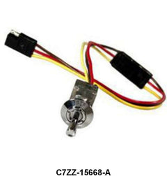 CONVERTIBLE TOP SWITCH - 67 MUSTANG INCLUDES KNOB AND BEZEL