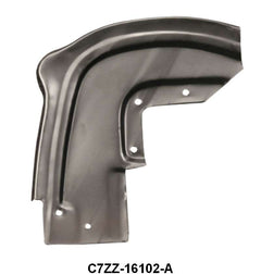 FRONT OF FRONT FENDER SPLASH SHIELD - 67-68 MUSTANG RH