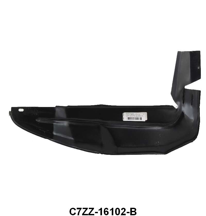 REAR OF FRONT FENDER SPLASH SHIELD - 67-68 MUSTANG RH