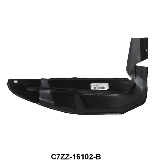 REAR OF FRONT FENDER SPLASH SHIELD - 67-68 MUSTANG RH