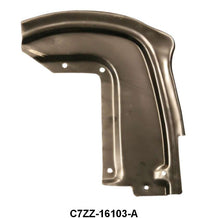 FRONT OF FRONT FENDER SPLASH SHIELD - 67-68 MUSTANG LH