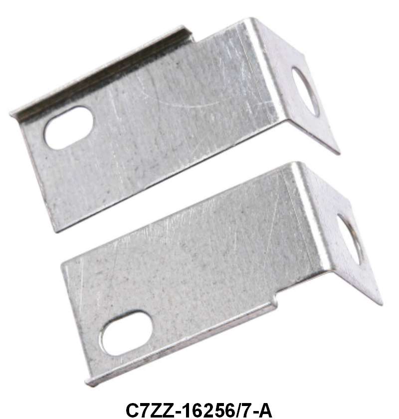 REAR SPLASH SHIELD SUPPORT BRACKETS - 67-68 MUSTANG