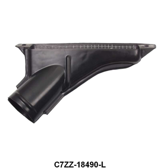 DEFROSTER DUCT - 67-68 MUSTANG LEFT HAND W/O DASH A/C