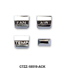 HEATER CONTROL KNOBS - 67 MUSTANG SET OF 4