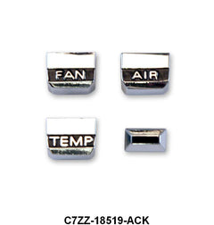 HEATER CONTROL KNOBS - 67 MUSTANG SET OF 4