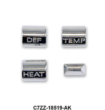 HEATER CONTROL KNOBS - 67 MUSTANG W/O A/C SET OF 4