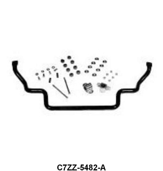 SWAY BAR W/POLYURETHANE BUSHINGS - 66-69 FRLN, 66-70 FLCN, 657-70 MUST 1"