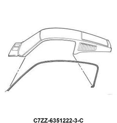 ROOF RAIL SEALS - 67-68 MUSTANG FASTBACK